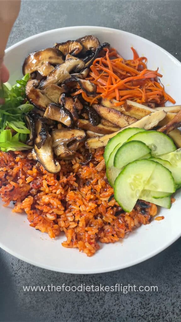 Crispy Kimchi Fried Rice Bowl