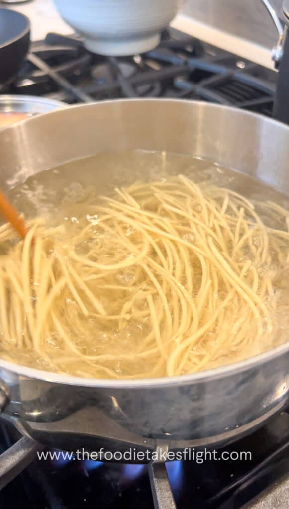 cooking ramen noodles