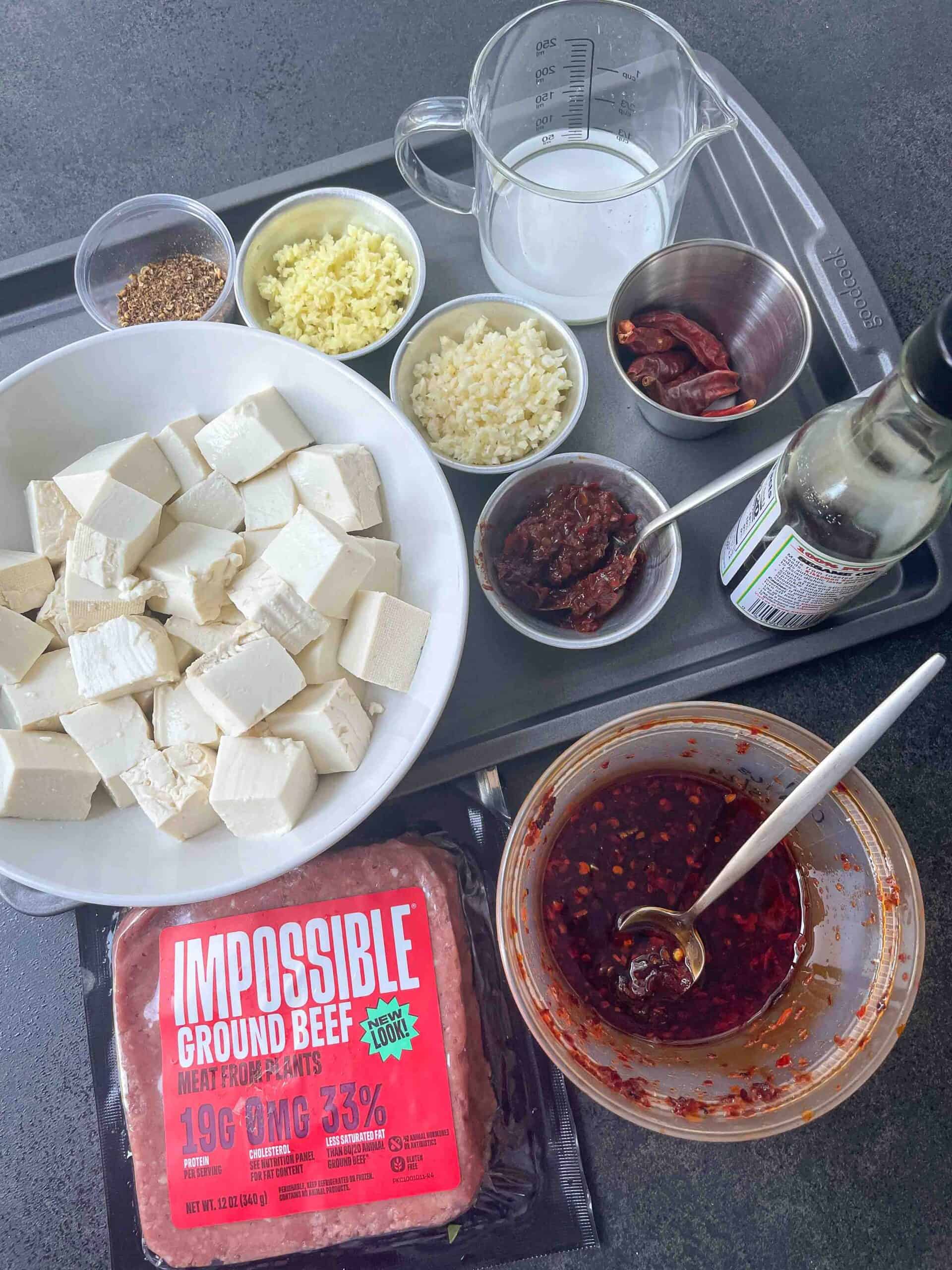 Vegan Mapo Tofu - The Foodie Takes Flight