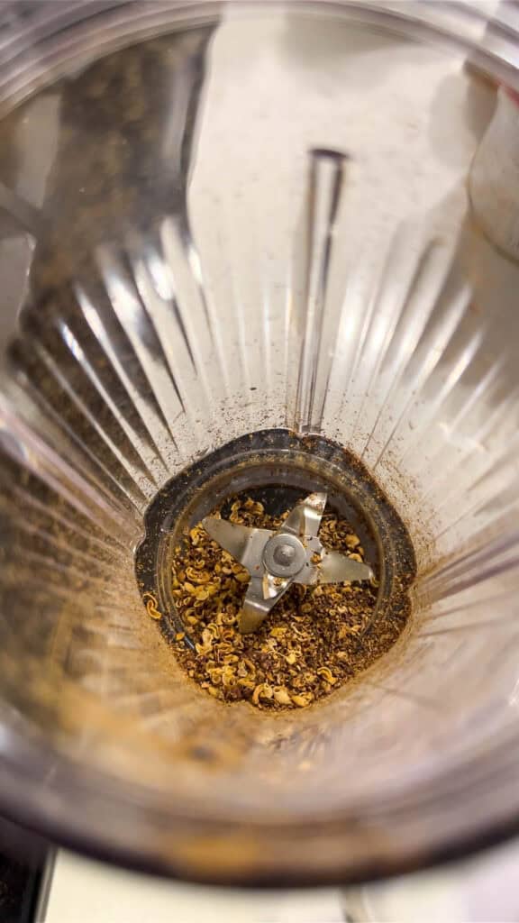 ground Sichuan peppercorns