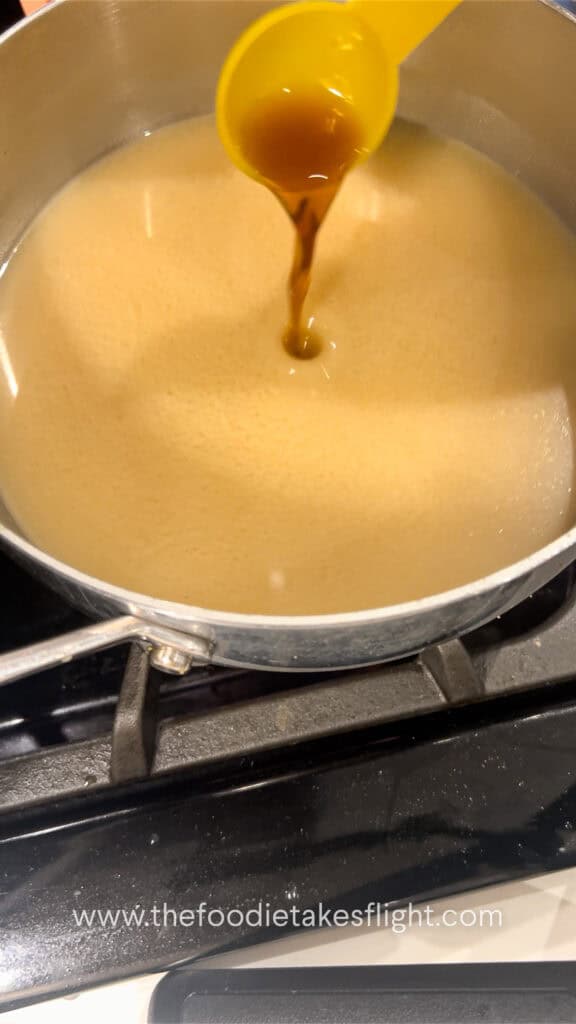 roasted garlic and miso broth