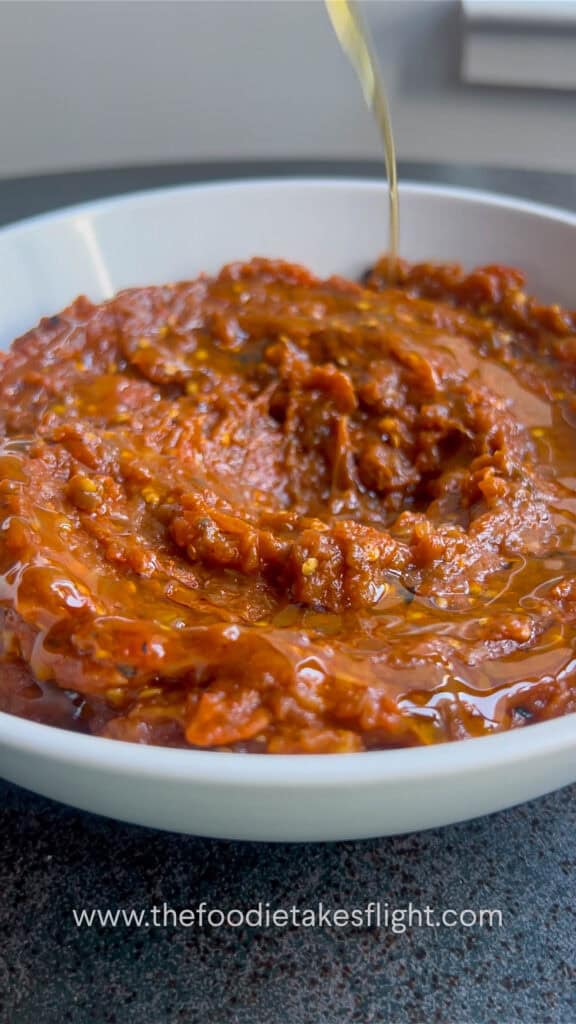 oasted eggplant and tomato dip vegan recipe