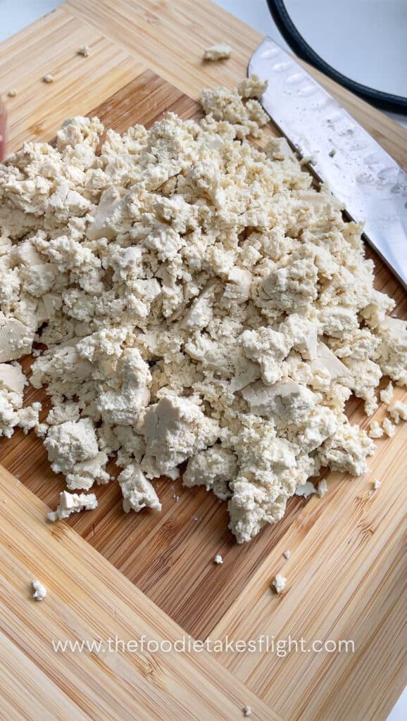 crumbling extra firm tofu