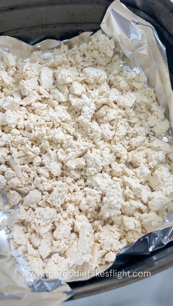 crumbling extra firm tofu