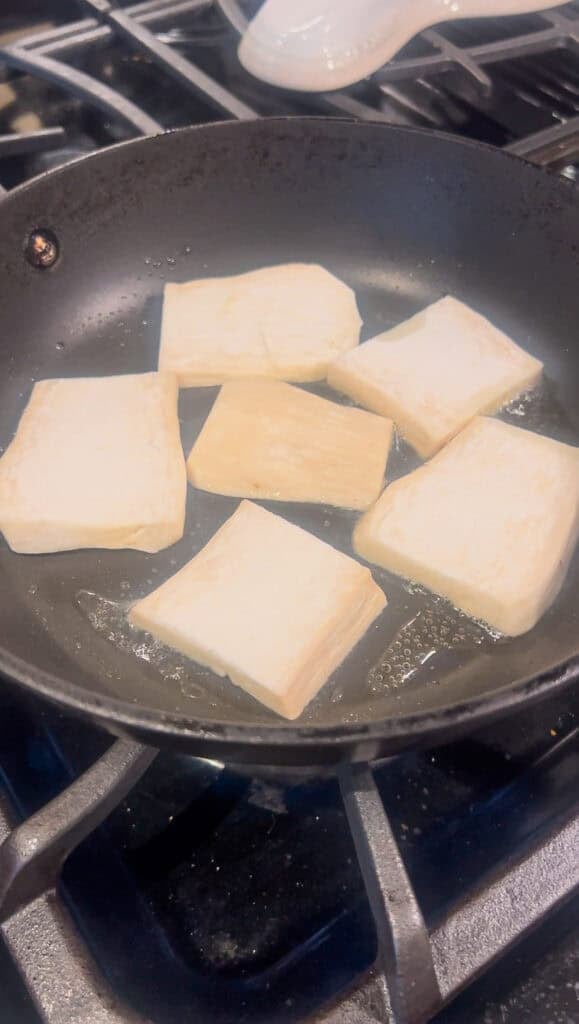 searing king oyster mushrooms
