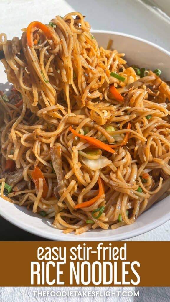 easy stir fried rice noodles