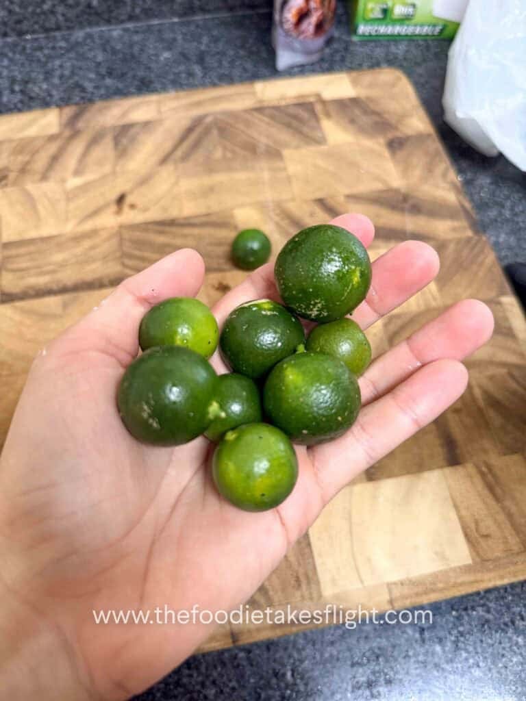 small green calamansi philippine lime citrus