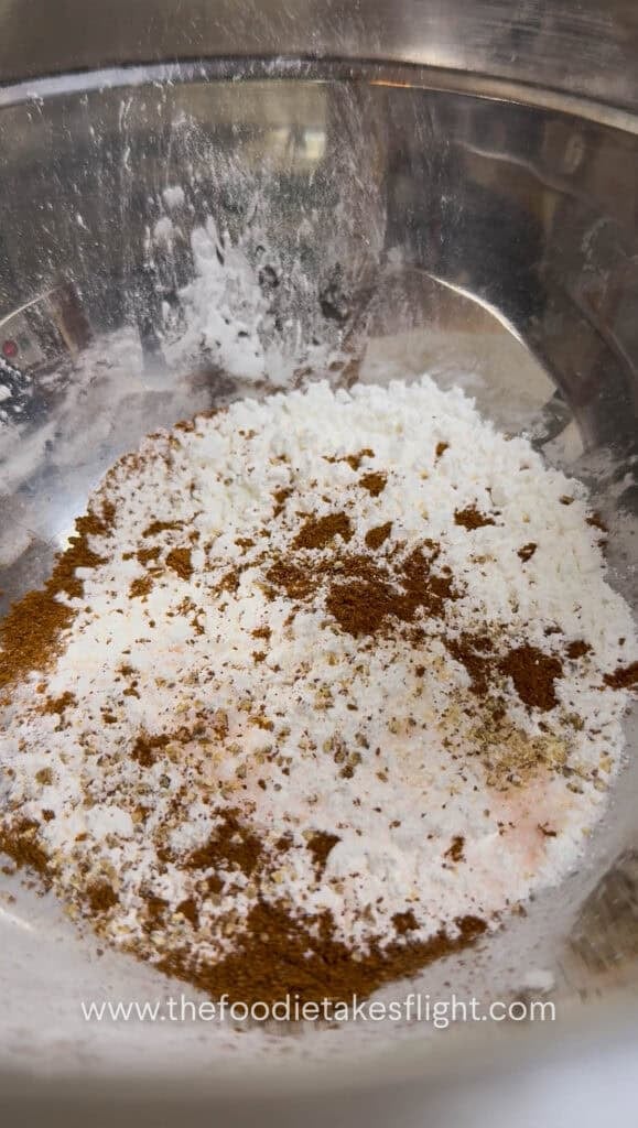 corn starch mix for the tofu coating