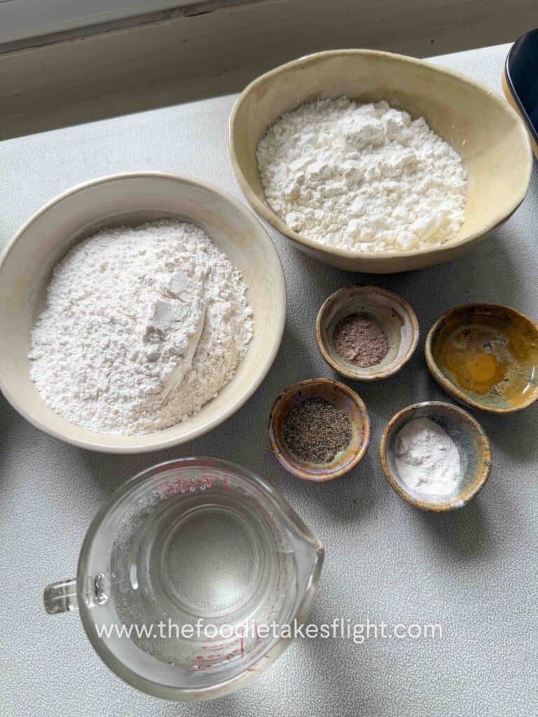 dry ingredients to use for fried maitake mushrooms
