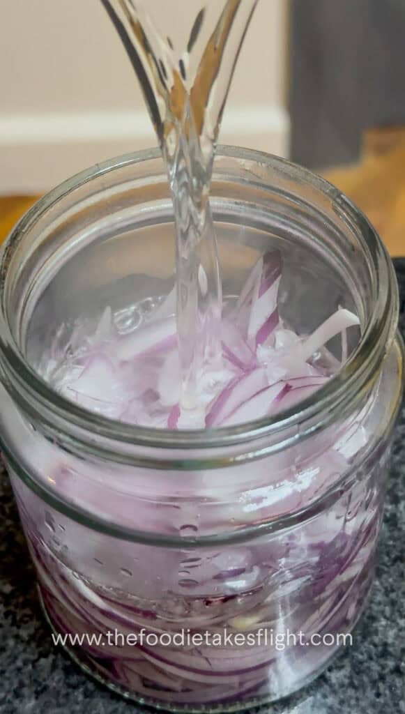 making pickled onions