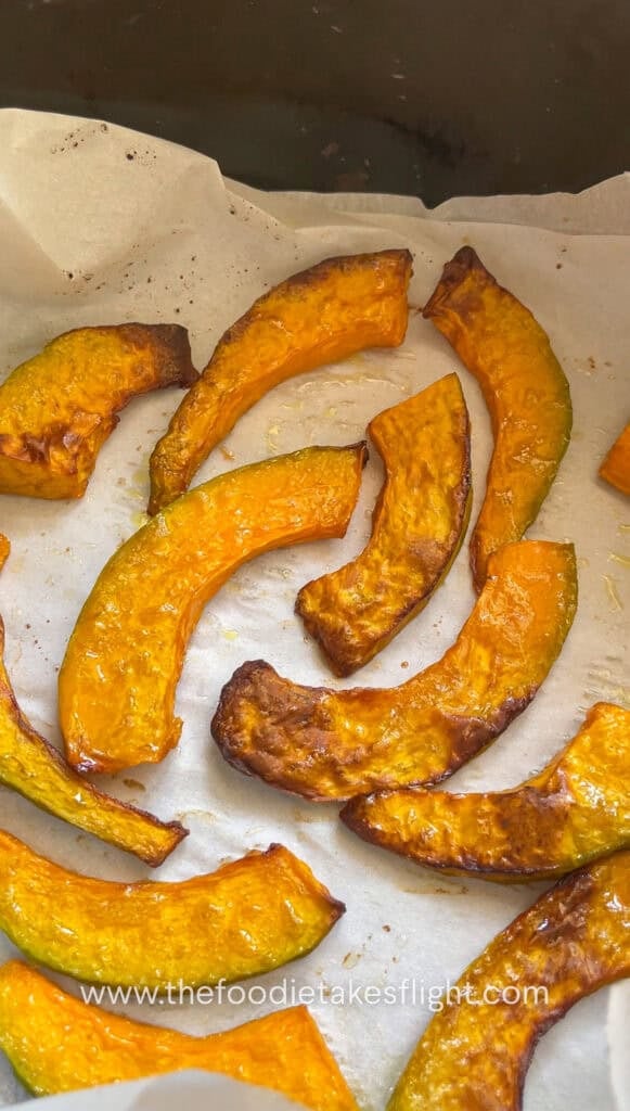 Roasted sliced squash