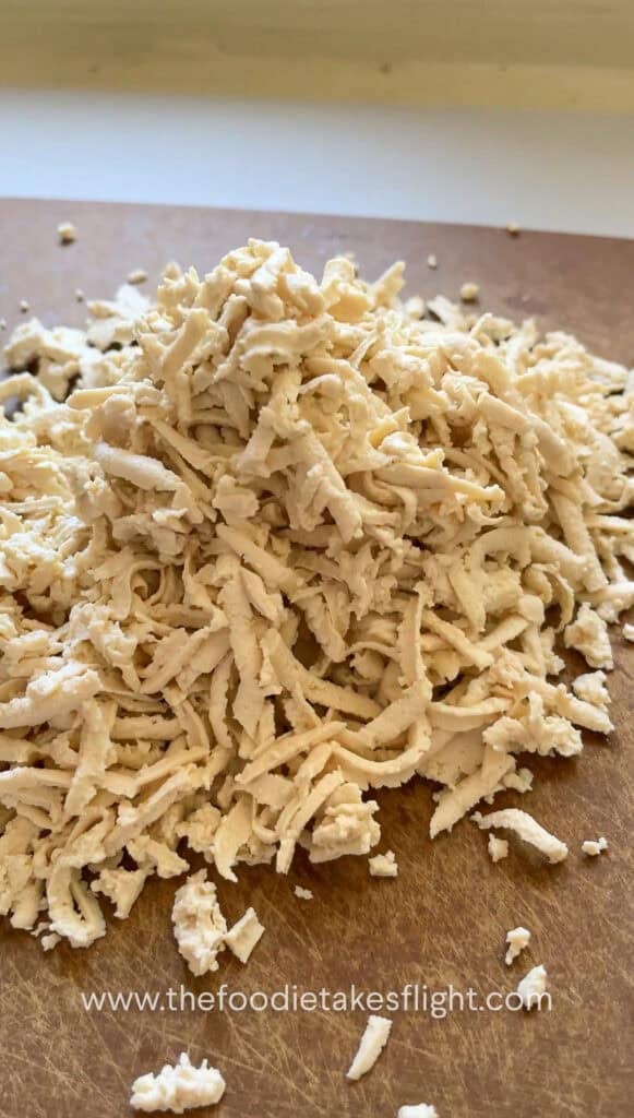 Shredded extra firm tofu