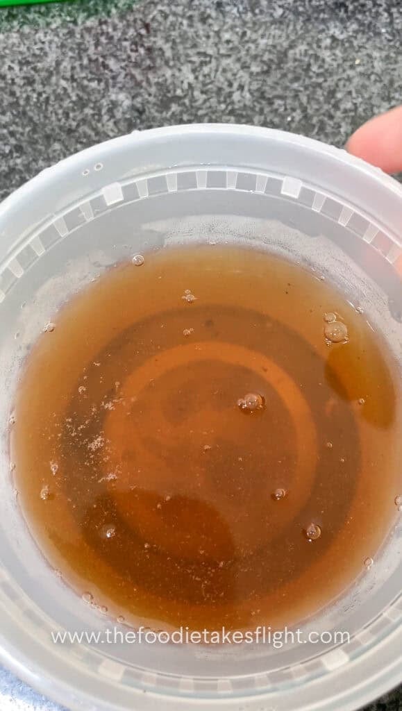 mushroom soaking liquid