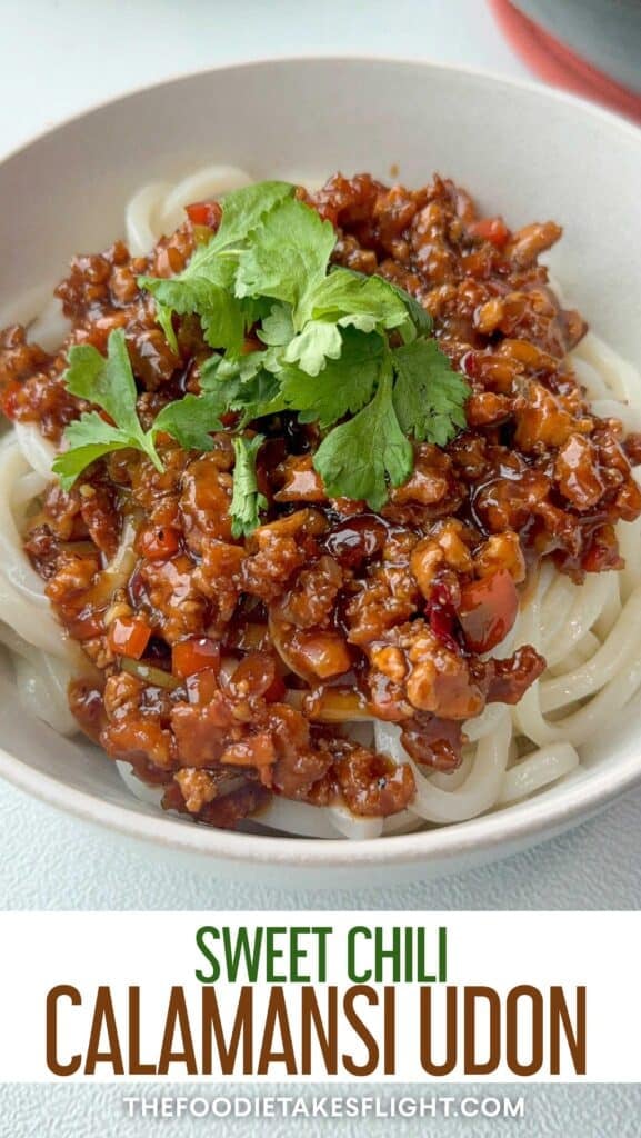 sweet chili calamansi udon