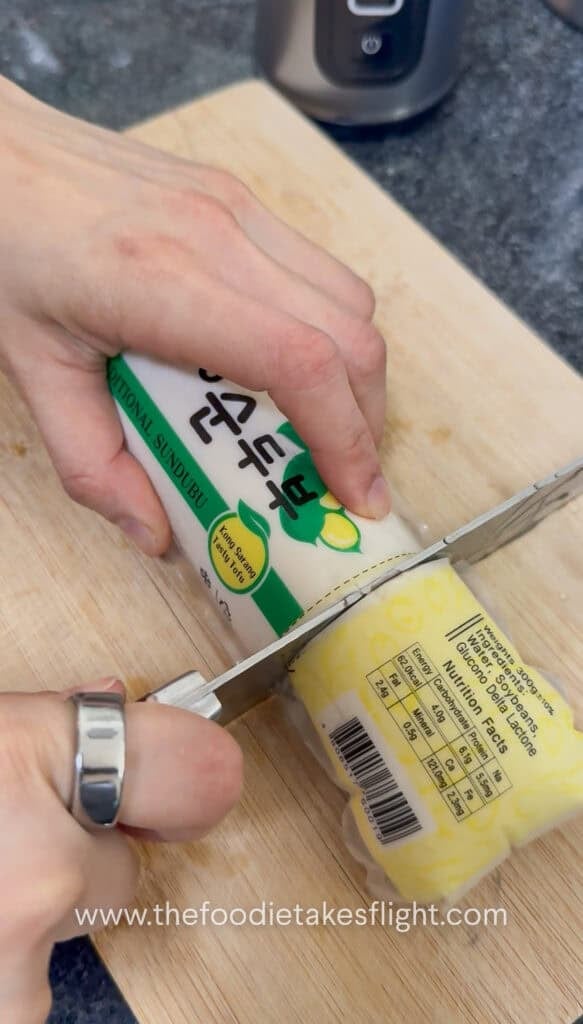 silken tofu in a tube