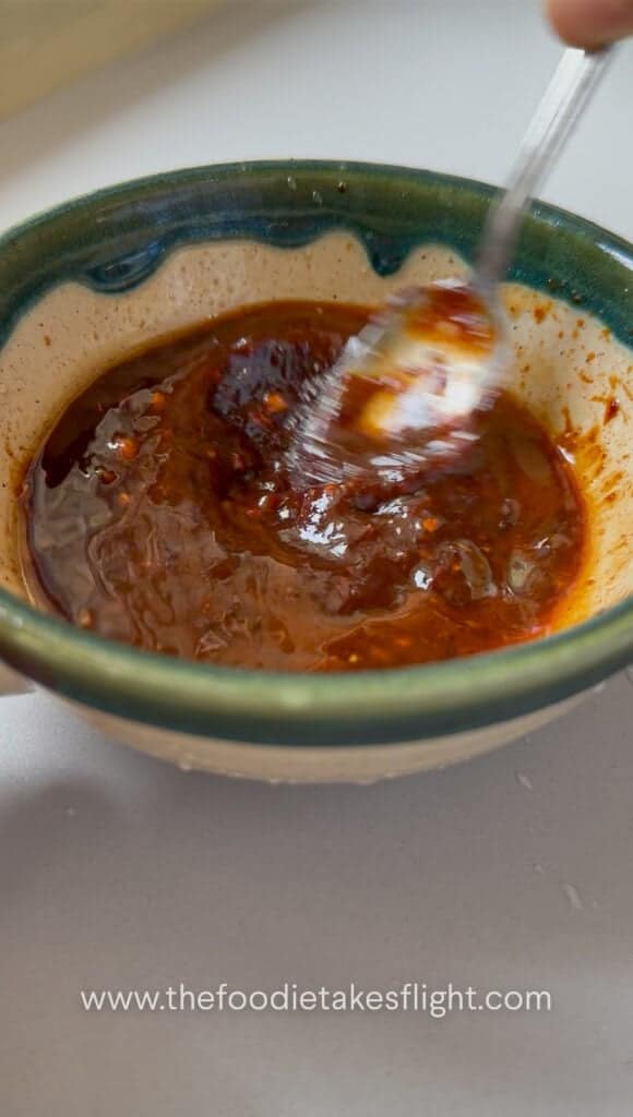 gochujang sauce in a bowl