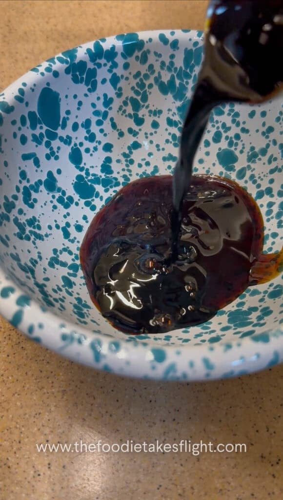 making the sauce