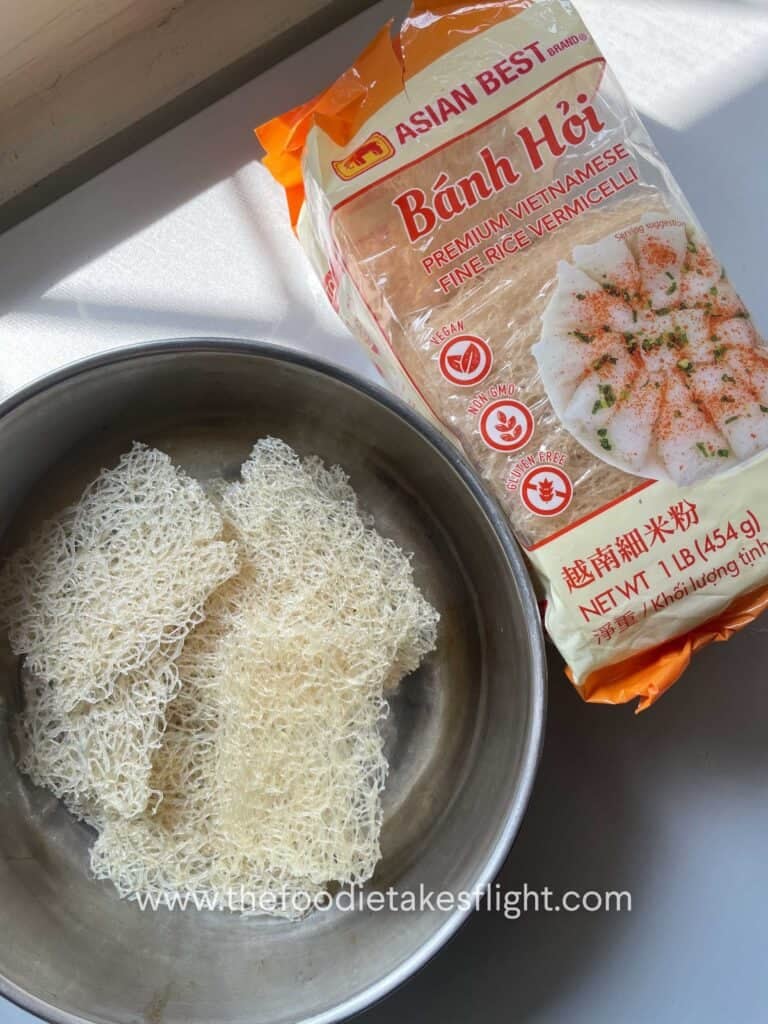 banh hoi Vietnamese vermicelli rolls