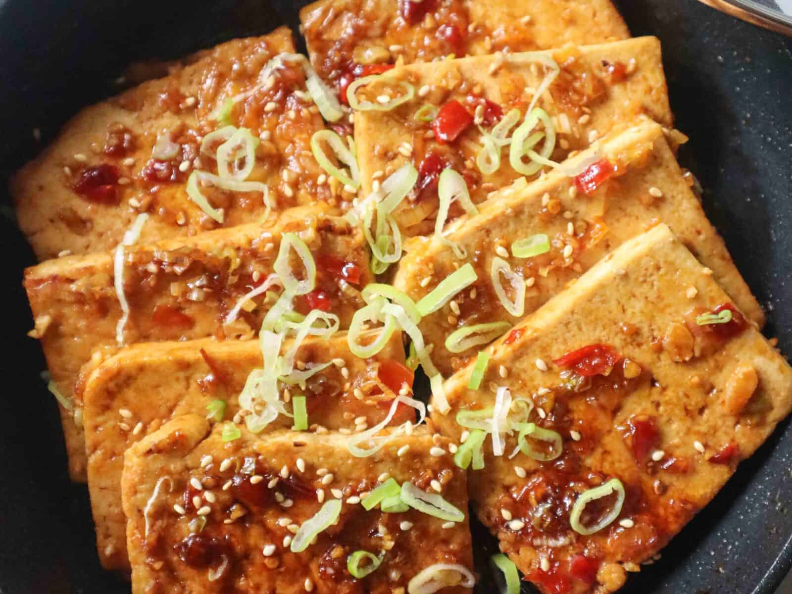 One-Pan Sweet & Spicy Tofu