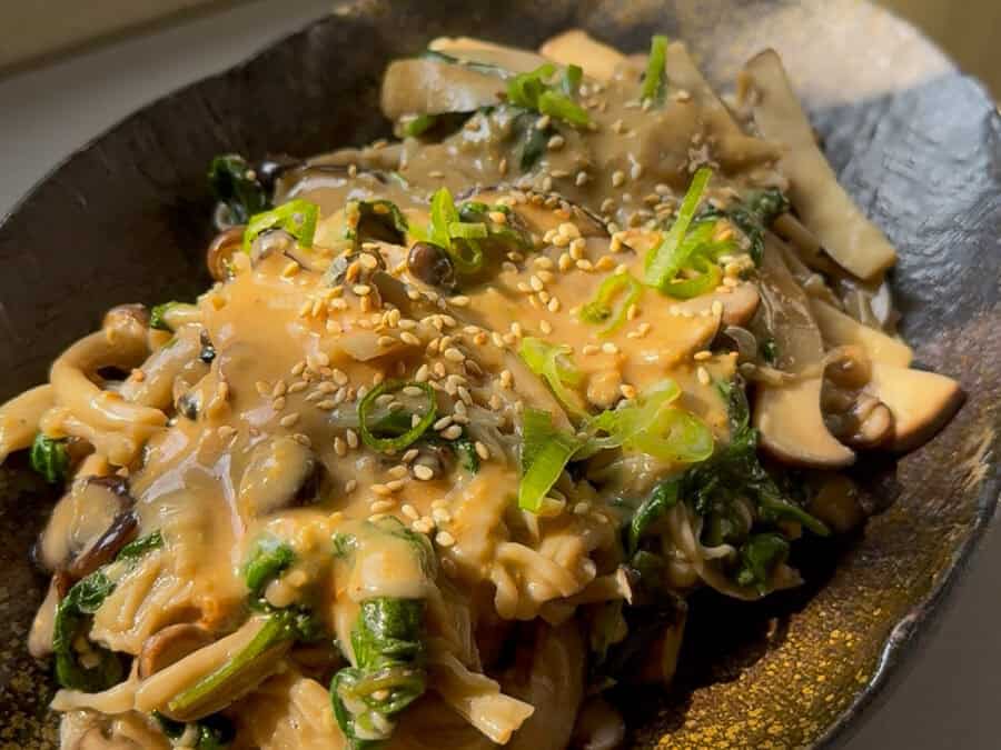 Japanese Warm Mushroom Salad